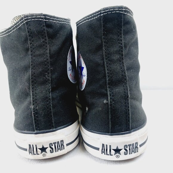 Converse Men's Black White Chuck Taylor All Star Hi-Top Athletic Sneaker Sz 9.5 - Picture 6 of 9
